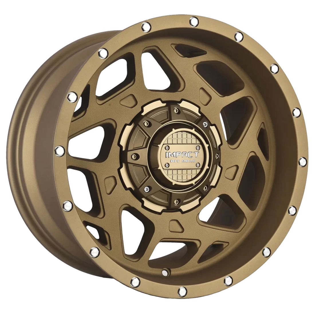 Impact Offroad Wheels 822 Bronze 17x9 -12mm Offset 5x127 (5x5),5x139.7 (5x5.5) 2007-2026 Jeep Wrangler / Gladiator