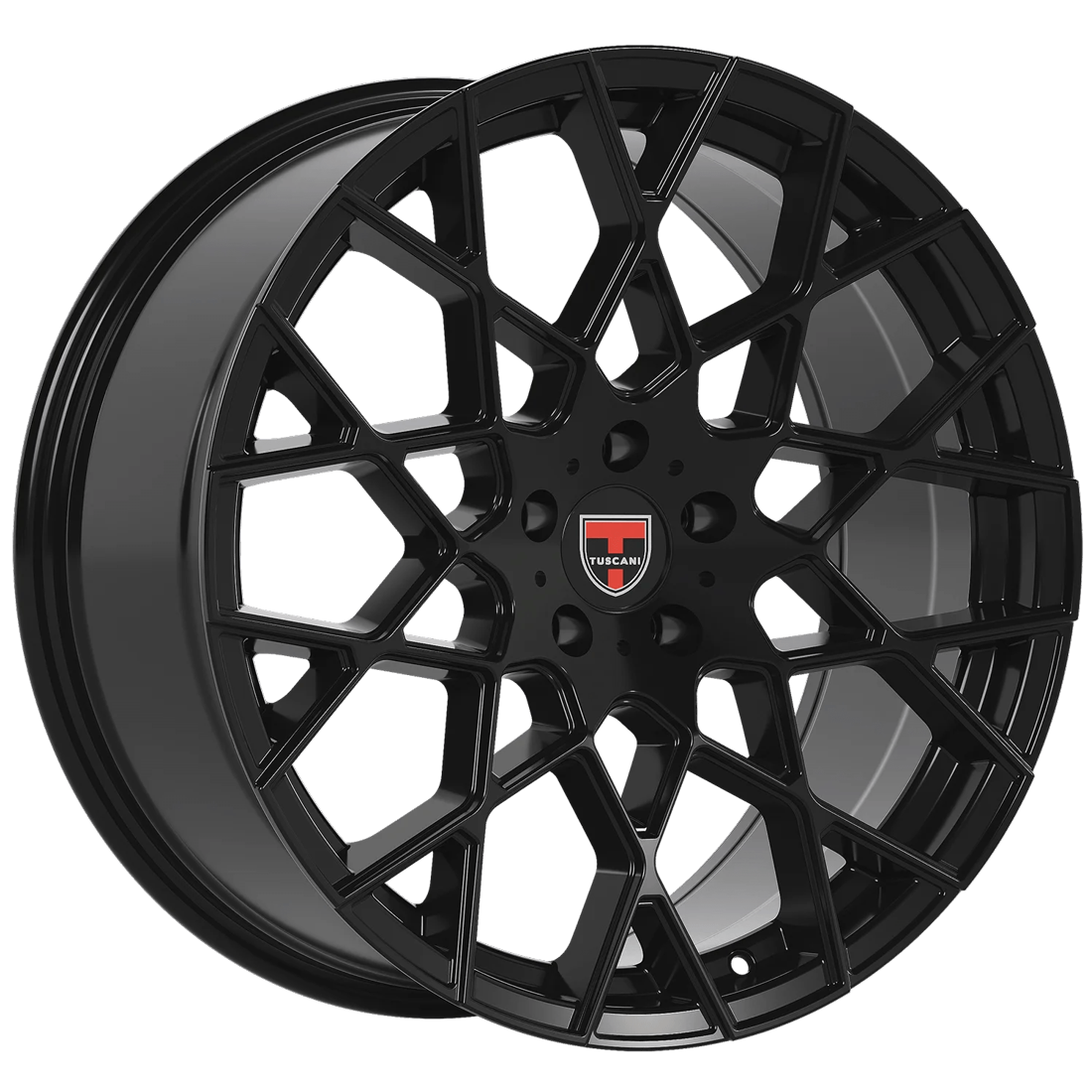 Tuscani Wheels 203 Gloss Black 20x9 35mm Offset 5x114.3 (5x4.5)