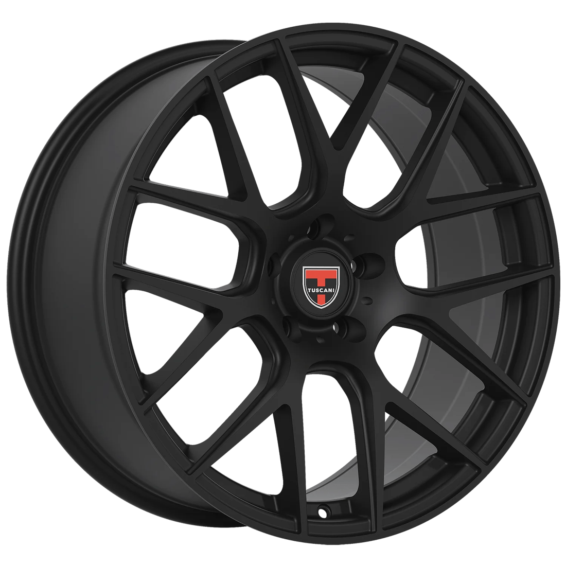 Tuscani Wheels 204 Satin Black 20x9 35mm Offset 5x114.3 (5x4.5)