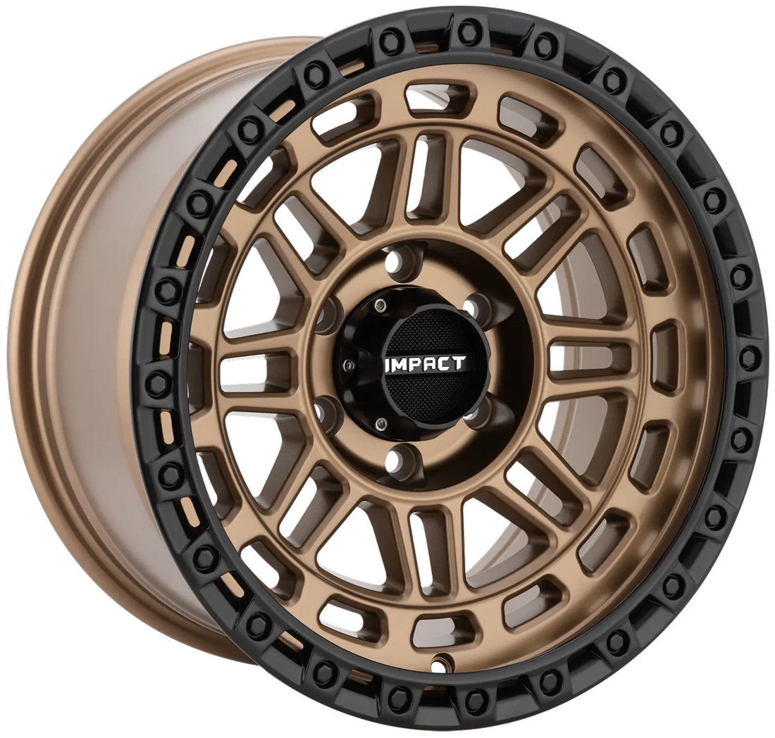 Impact Offroad Wheels 8806 Bronze Black Ring 17x9 0mm Offset 6x139.7 (6x5.5)