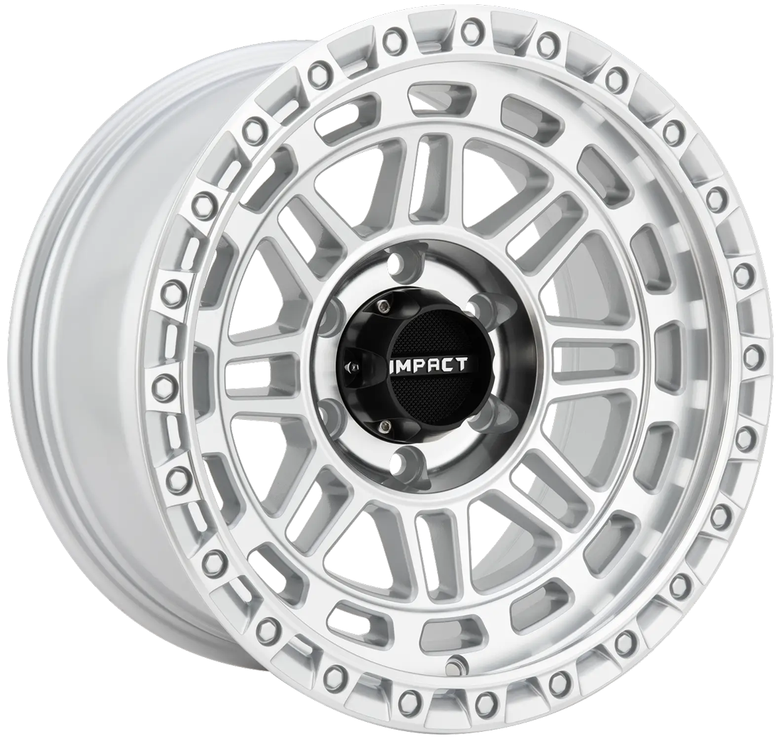 Impact Offroad Wheels 8806 Silver Machined 17x9 0mm Offset 6x139.7 (6x5.5)