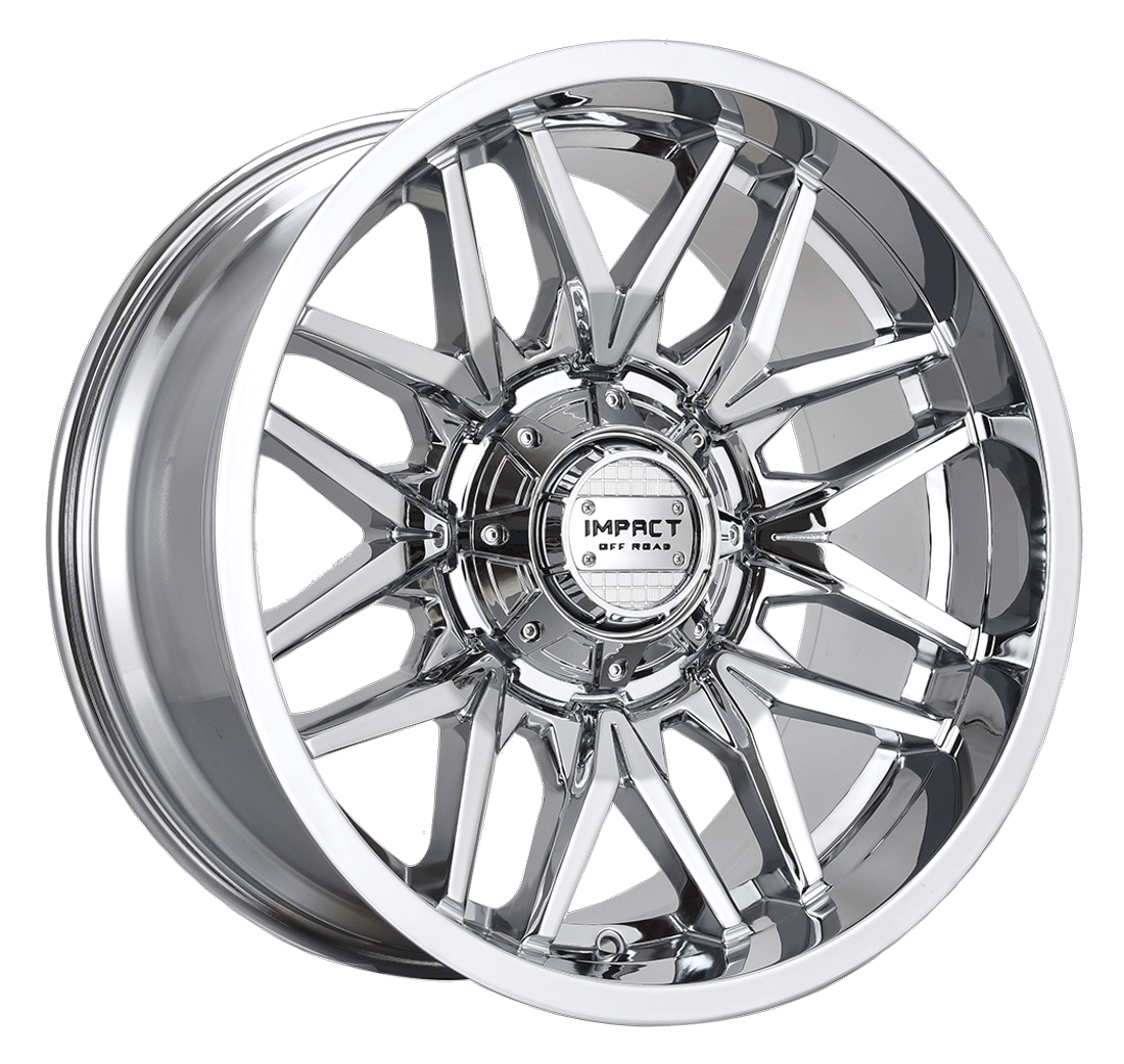 Impact Offroad Wheels 819 Chrome 20x10 -12mm Offset 5x139.7 (5x5.5),5x150