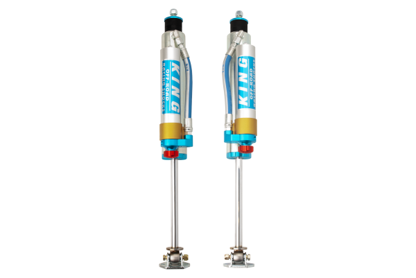 King Shocks | 97-06 Jeep Wrangler TJ Front 2.5 | Dia Piggy Hose Res Shock 6in Lift with Adjuster (Pair)