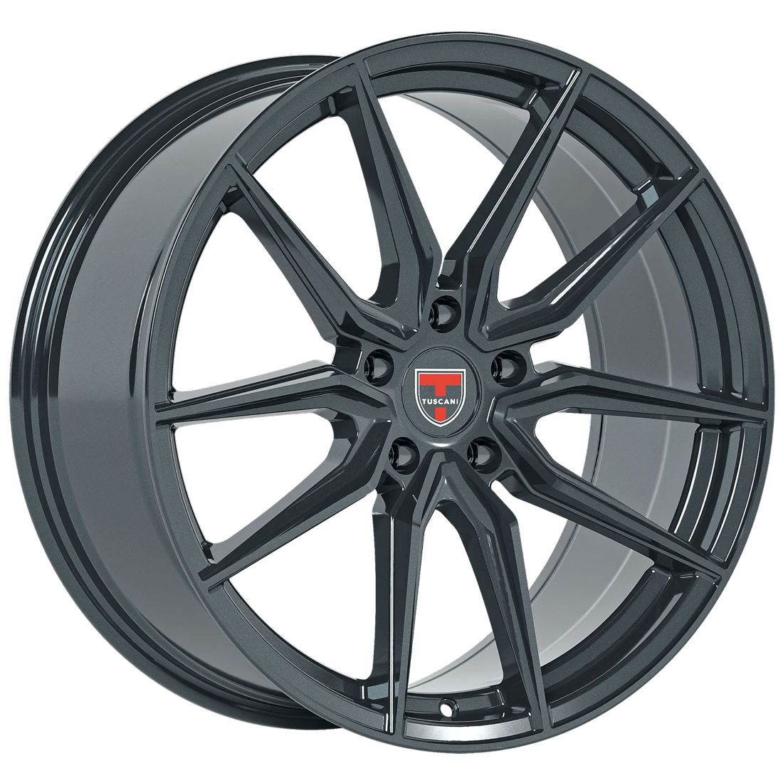 Tuscani Wheels 202 Gunmetal 20x9 35mm Offset 5x114.3 (5x4.5)