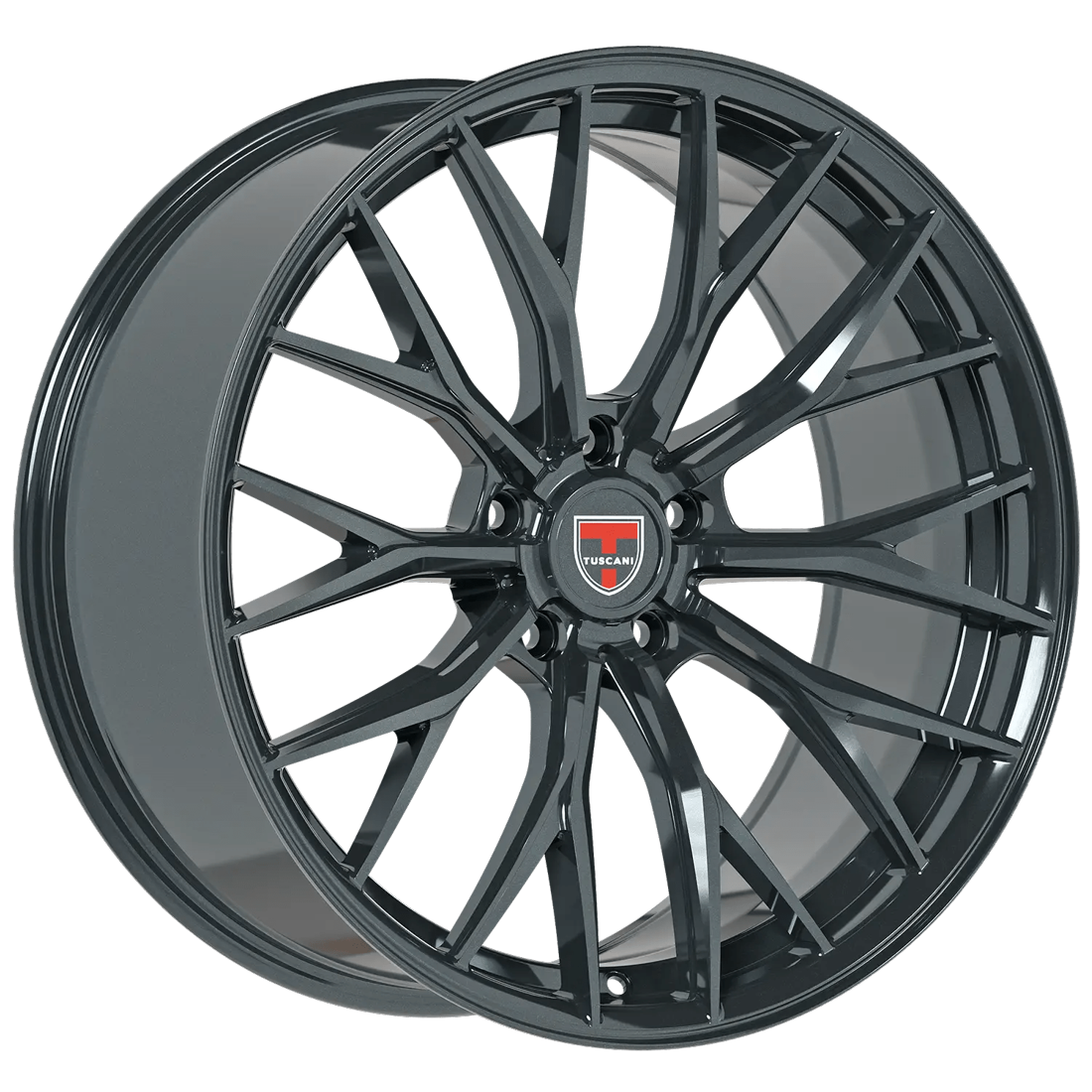 Tuscani Wheels 210 Gunmetal 20x9 35mm Offset 5x114.3 (5x4.5)
