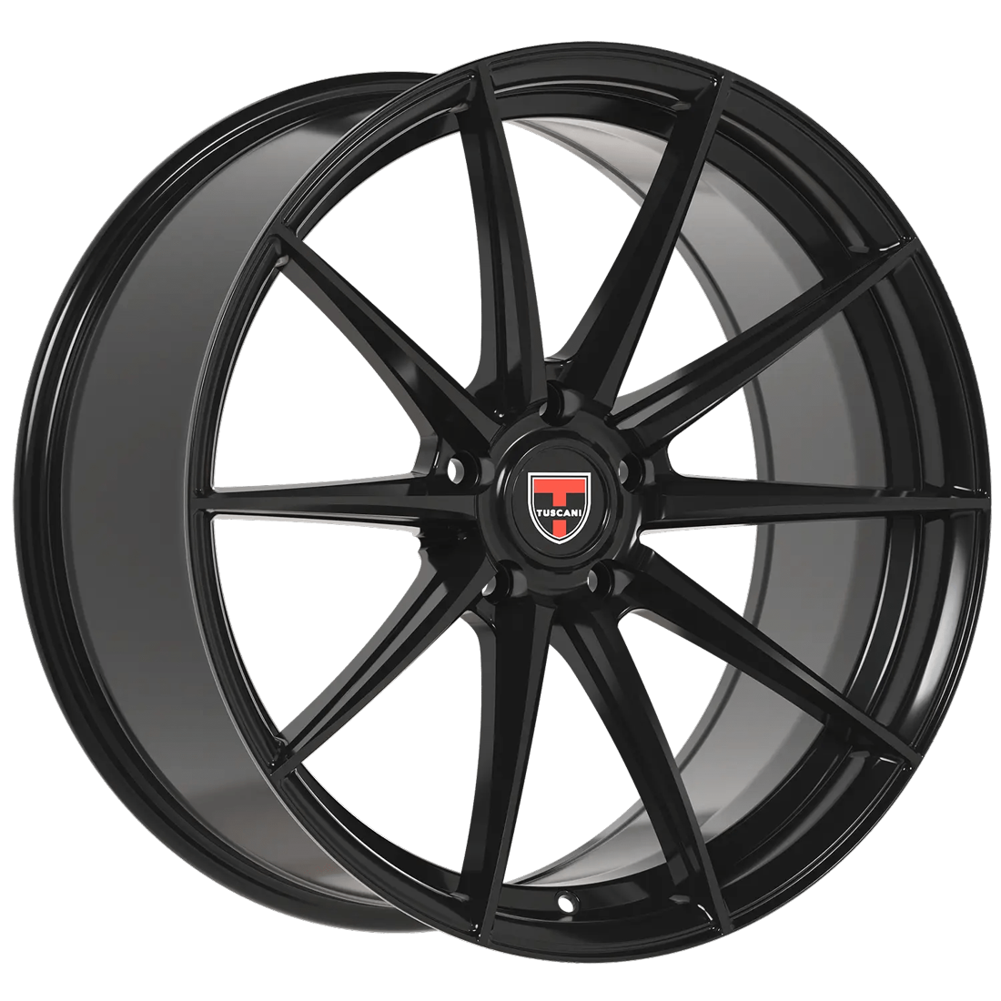 Tuscani Wheels 211 Gloss Black 20x9 35mm Offset 5x112