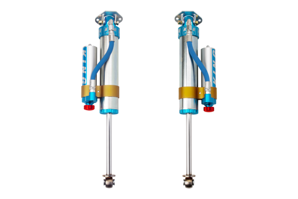 King Shocks | 84-00 Jeep Cherokee XJ Rear 2.5 | Dia Piggy Hose Res 5-6in Lift with Adjuster (Pair)