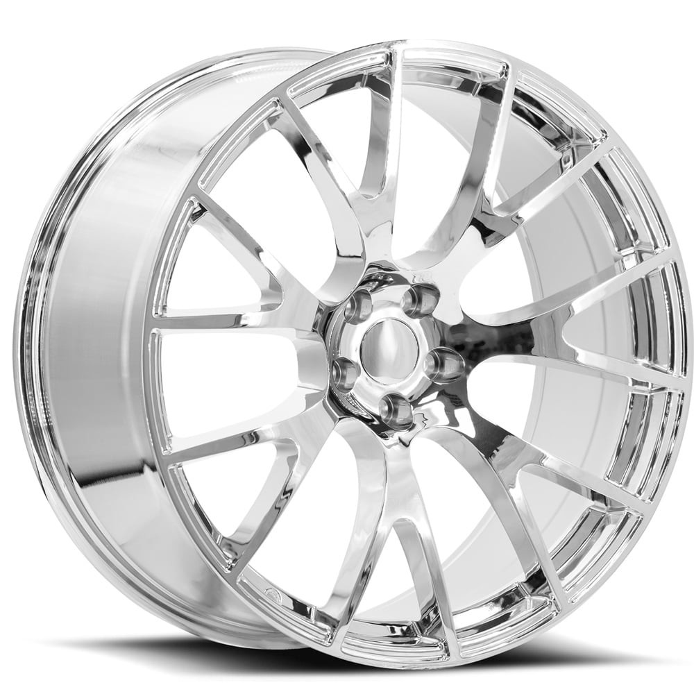 OE Concepts Wheels Hellcat SRT DG05 Chrome 22x9 15mm Offset 5x115