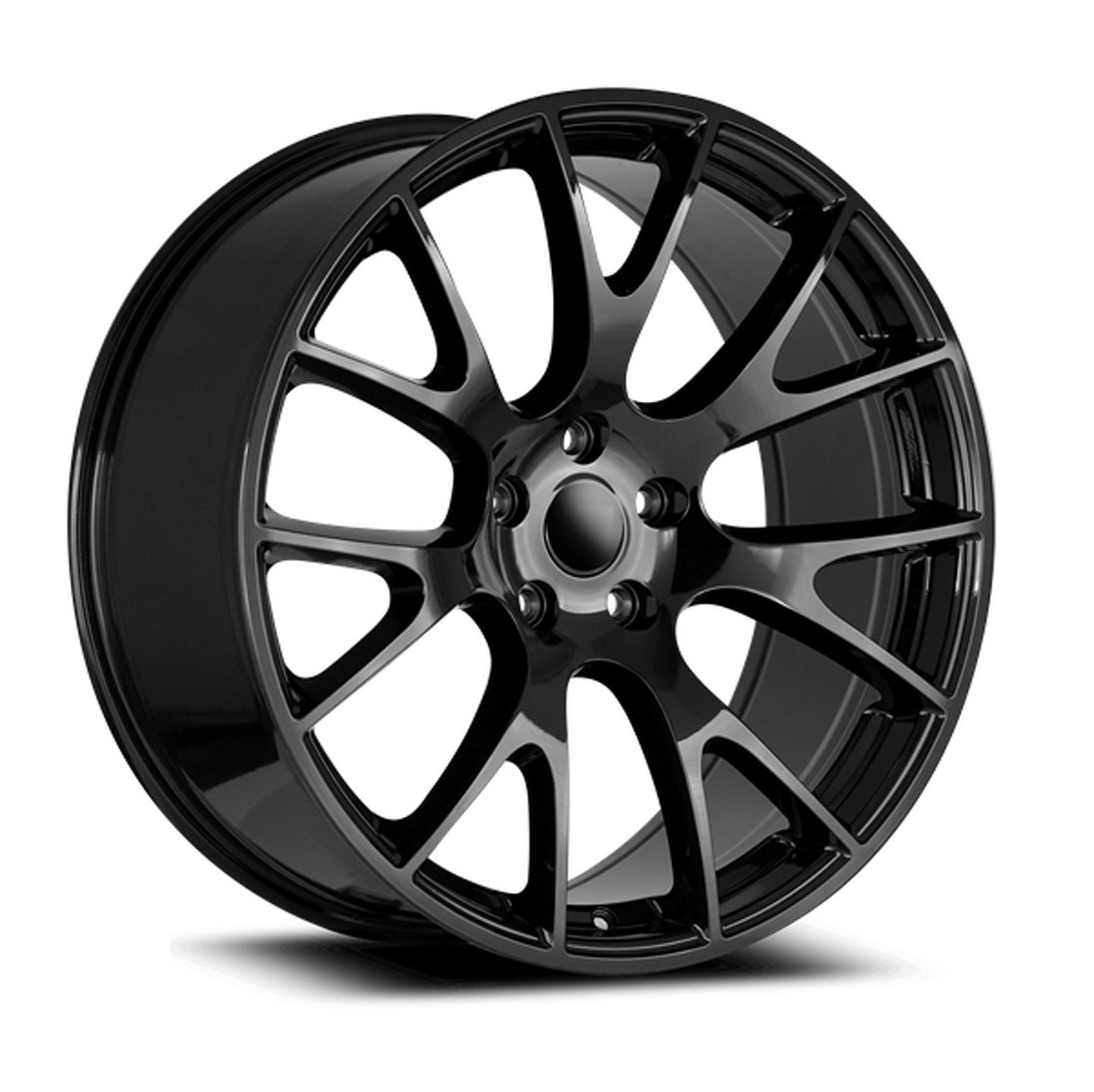 OE Concepts Wheels Hellcat SRT DG05 Gloss Black 20x10 18mm Offset 5x115