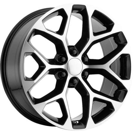 OE Concepts Wheels 2015 GMC Sierra G09 Black Machined 22x9 31mm Offset 6x139.7 (6x5.5)