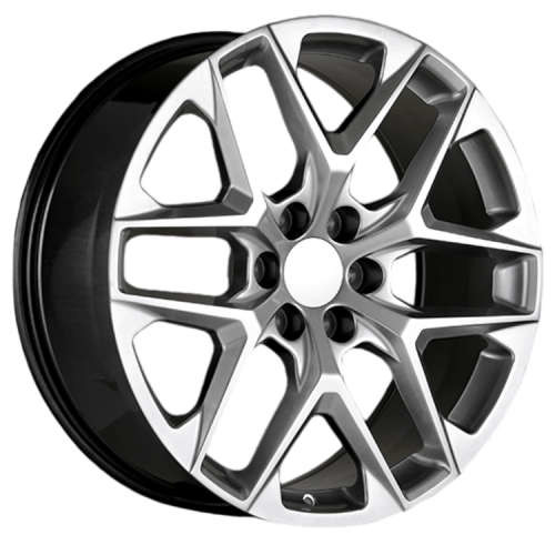 OE Concepts Wheels 2022 GMC Sierra G23 Hyper Silver 20x9 28mm Offset 6x139.7 (6x5.5)