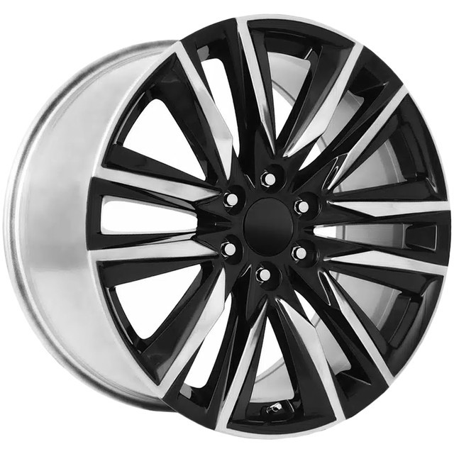 OE Concepts Wheels 2021 Escalade Platinum C35 Black Machined 22x9 28mm Offset 6x139.7 (6x5.5)
