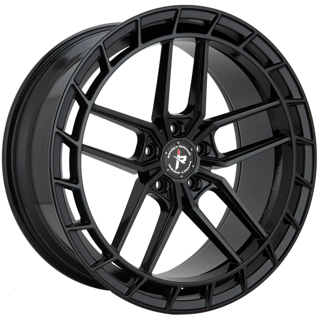 Impact Racing Wheels 611 Gloss Black 20x9 35mm Offset 5x114.3 (5x4.5)