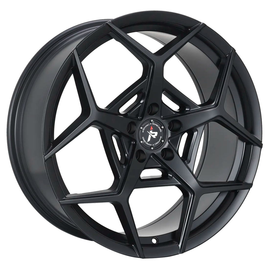 Impact Racing Wheels 607 Satin Black 20x8.5 35mm Offset 5x114.3 (5x4.5)