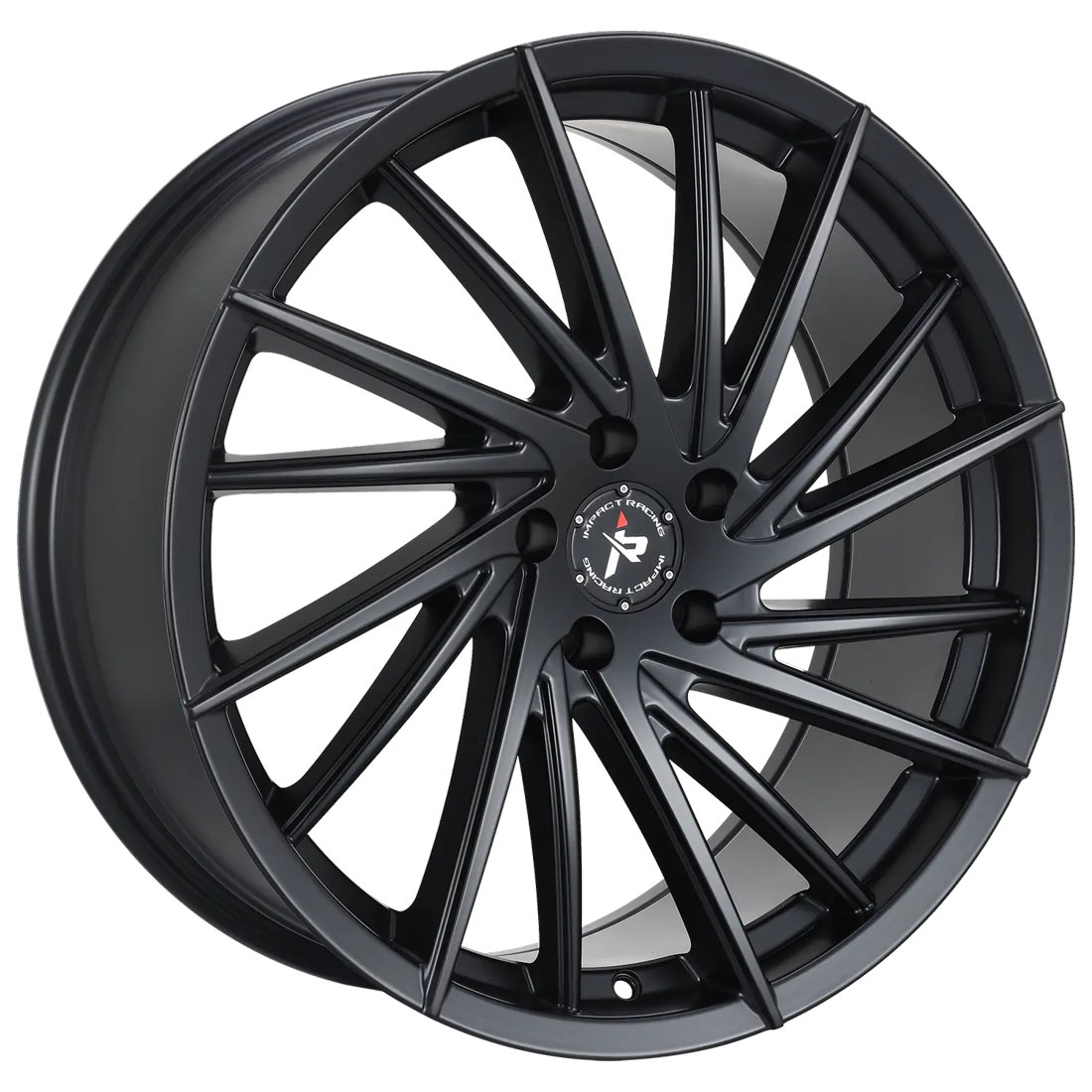 Impact Racing Wheels 608 Satin Black 20x8.5 35mm Offset 5x114.3 (5x4.5)