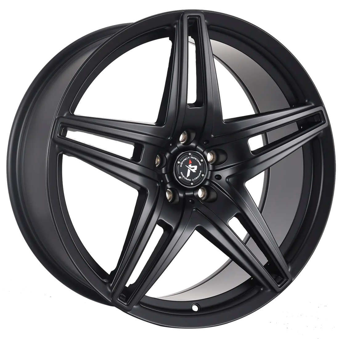 Impact Racing Wheels 605 Satin Black 20x8.5 35mm Offset 5x120