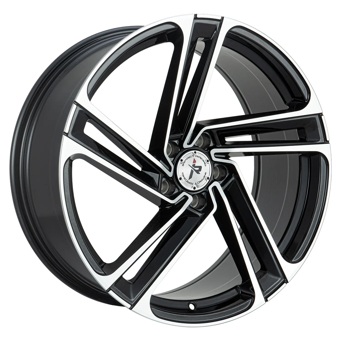 Impact Racing Wheels 610 Gloss Black Machined 20x8.5 35mm Offset 5x114.3 (5x4.5)