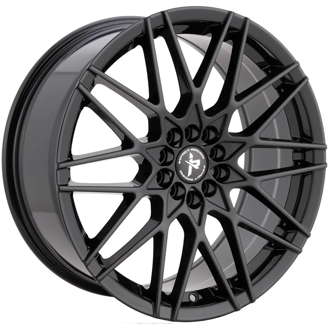 Impact Racing Wheels 507 Gloss Black 18x8 38mm Offset 5x100,5x114.3 (5x4.5)