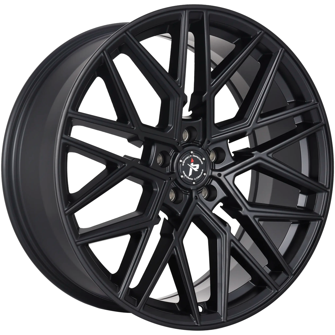 Impact Racing Wheels 602 Satin Black 20x8.5 35mm Offset 5x112