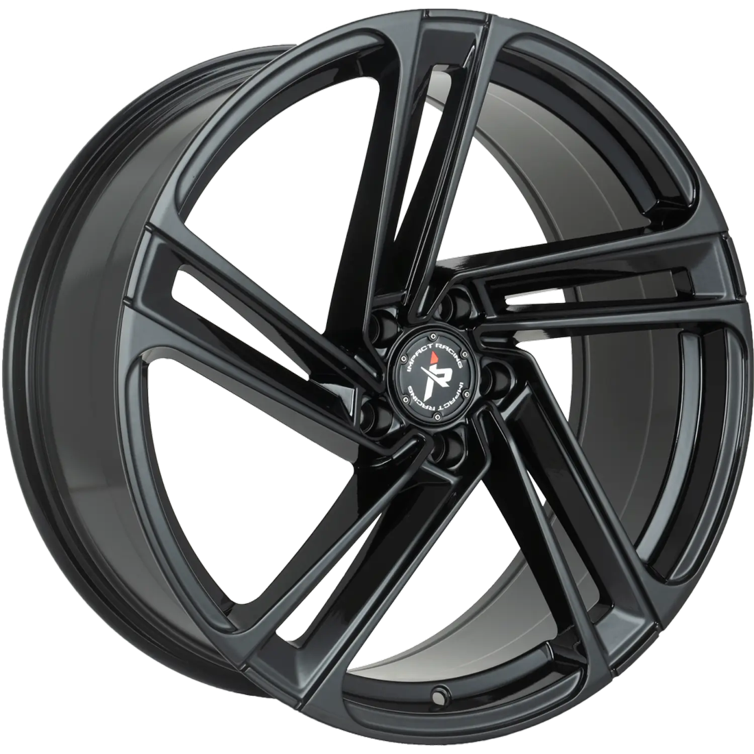 Impact Racing Wheels 610 Gloss Black 20x8.5 35mm Offset 5x114.3 (5x4.5)