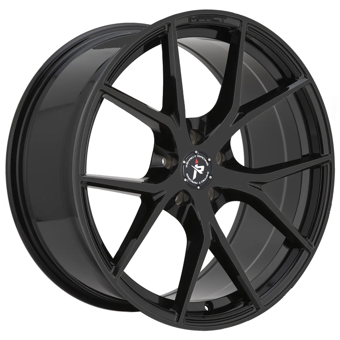 Impact Racing Wheels 612 Gloss Black 20x9 35mm Offset 5x114.3 (5x4.5)