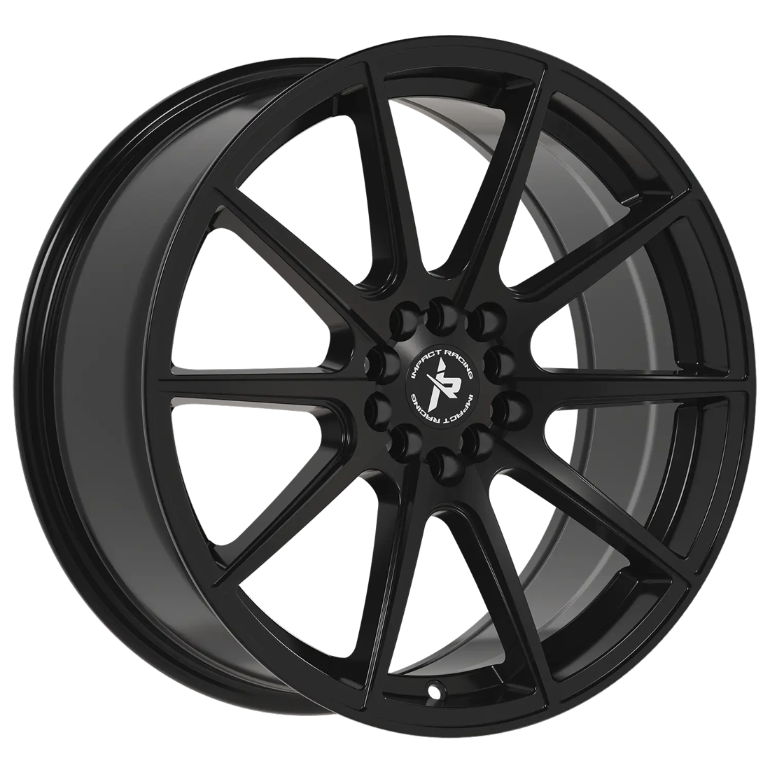 Impact Racing Wheels 503 Gloss Black 17x7 38mm Offset 5x100,5x114.3 (5x4.5)