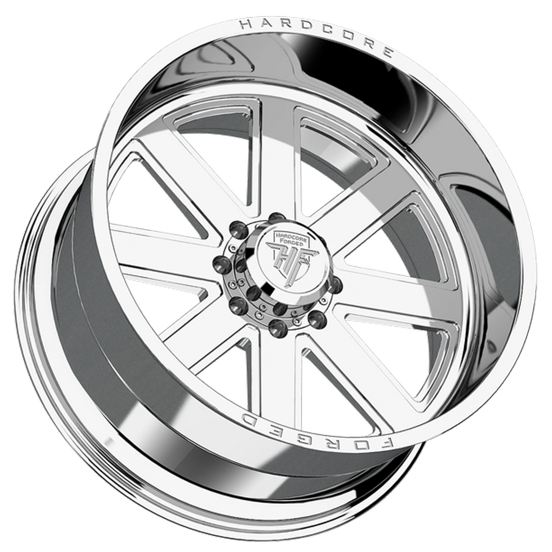 Hardcore Offroad Wheels HF Fight Polished Forged 22x12 -44mm Offset 8x170