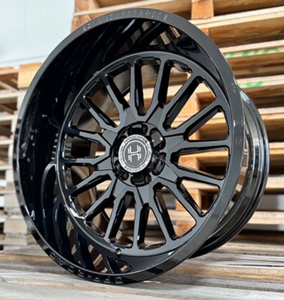 Hardcore Offroad Wheels HC24 Brandon Gloss Black 22x12 -44mm Offset 8x165.1 (8x6.5)