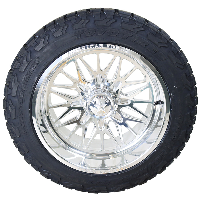 American Force CKH41 Frost Polished Toyo Open Country R/T Trail