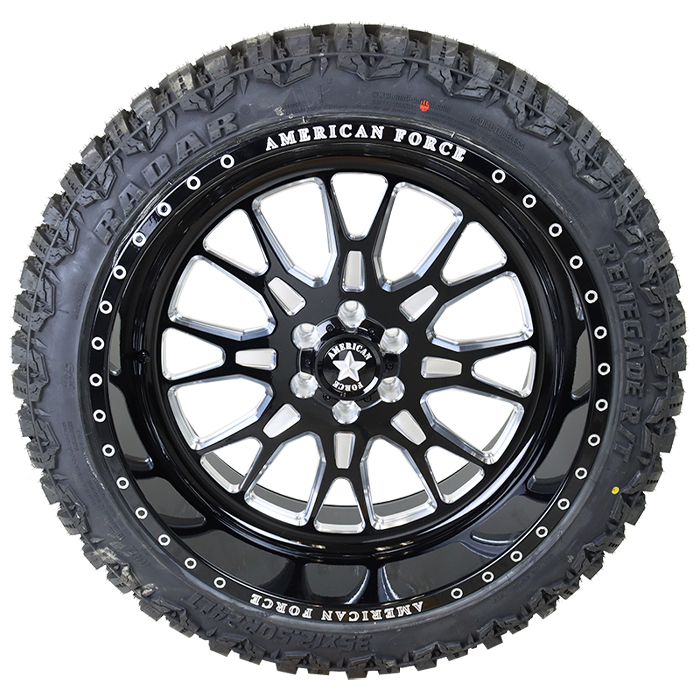 American Force N52 Monarch Black Milled Radar Renegade R/T