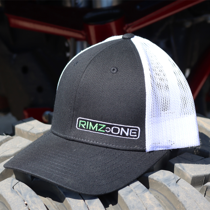 Rimz One Black / White Richardson 112 Snap Back Hat