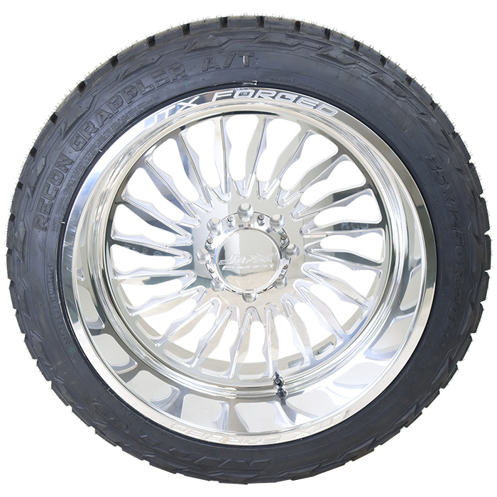 JTX Forged Czar Polished Nitto Recon Grappler A/T