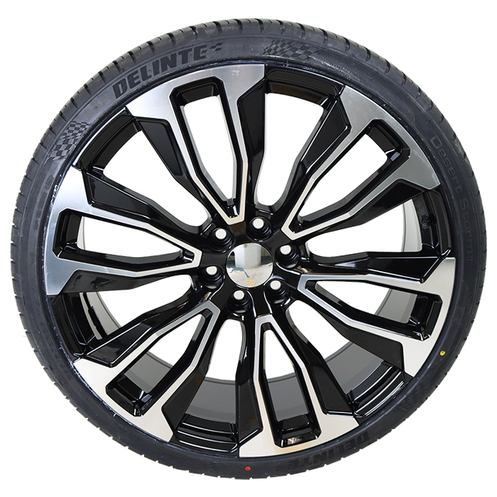 Performance Replicas PR211 Gloss Black Machined Face Delinte DS8 UHP