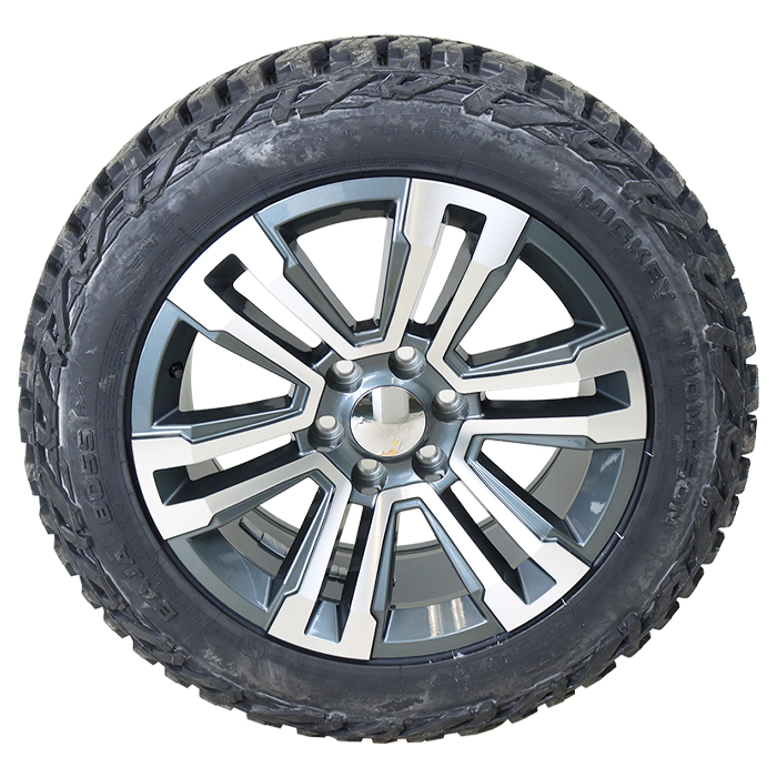 OE Wheels CV44 Black Machined Mickey Thompson Baja Boss A/T