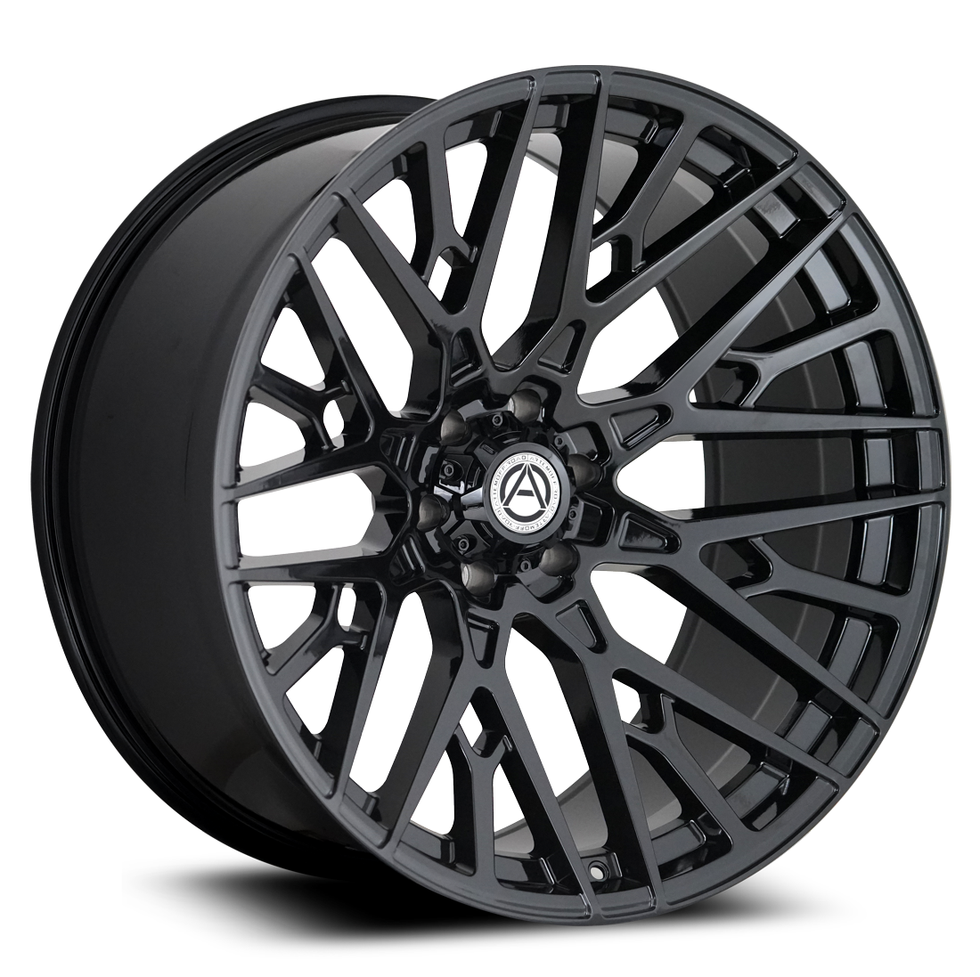 Artem Offroad Wheels A209 Trident Gloss Black 22x12 -44mm Offset 8x170
