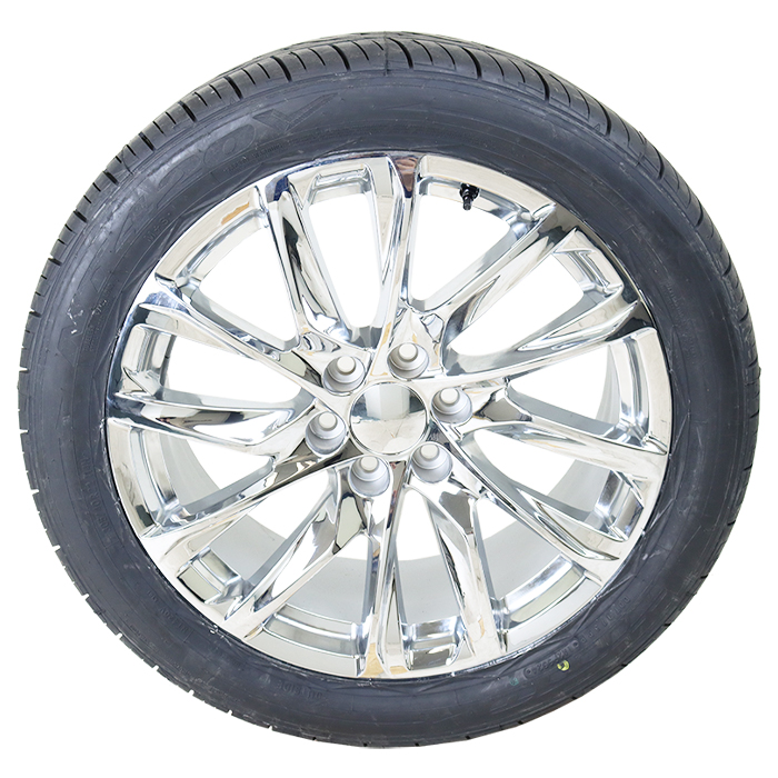 22x9 OE Concepts C25 Chrome 305/40R22 Nitto Tires NT420V Silverado Tahoe Yukon Sierra