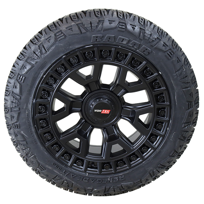 Vortek Offroad VRD-704 Matte Black Radar Renegade A/T Pro