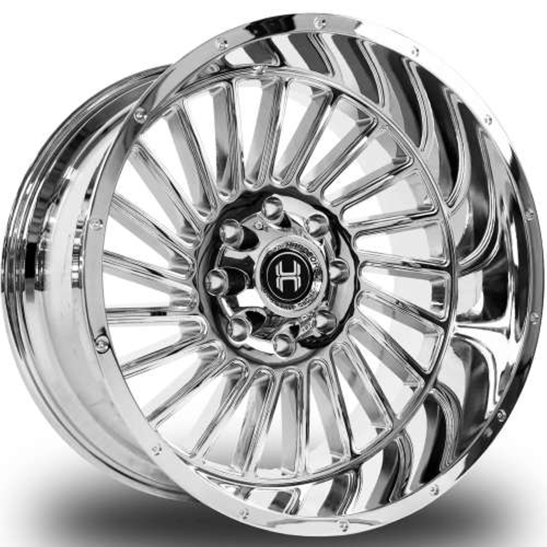 Hardcore Offroad HC17 Legend 22x12 -44mm Chrome