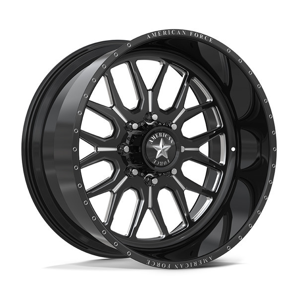 American Force Forged Wheels Talon N55 Black Milled 20x10 -25mm Offset 8x180