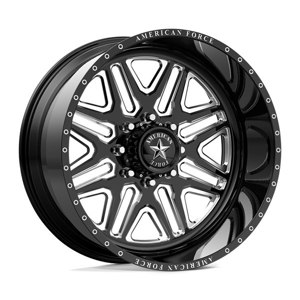 American Force Forged Wheels Addict G52 Black Milled 20x14 -73mm Offset 8x170