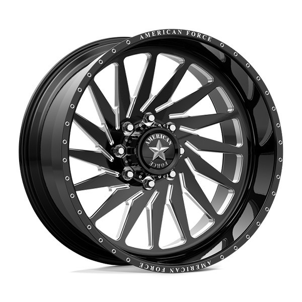 American Force Forged Wheels Morph CKH01 Black Milled 20x12 -55mm Offset 5x135