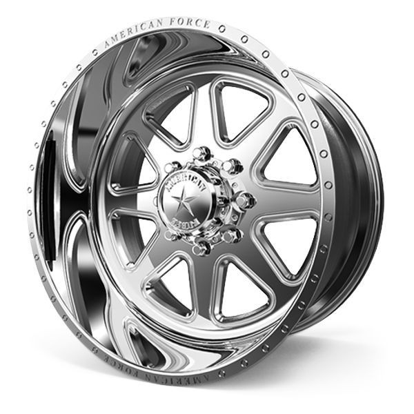 American Force Forged Wheels Range F22 Polished 20x9 0mm Offset 8x180