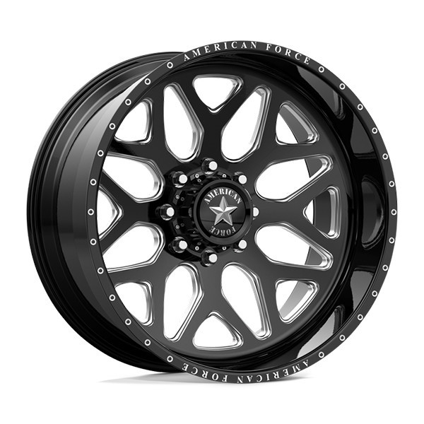 American Force Forged Wheels Sprint CK08 Black Milled 20x12 -55mm Offset 8x170