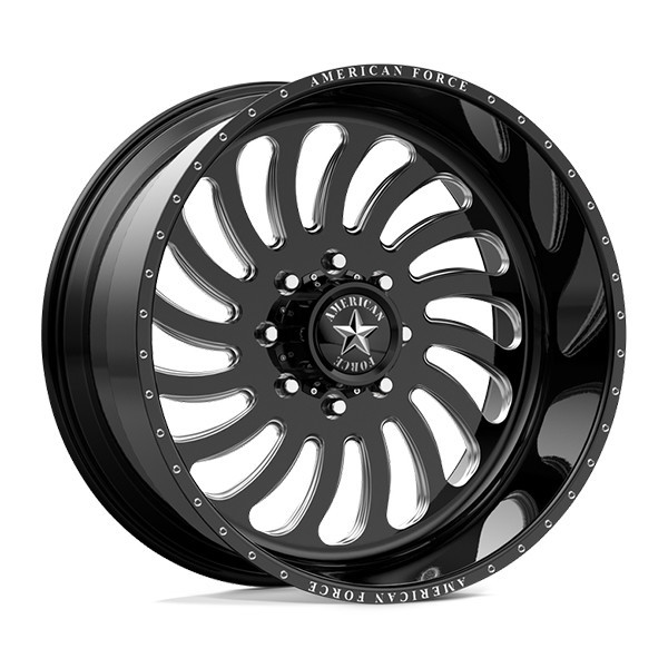 American Force Forged Wheels Flex G42 Black Milled 20x10 -25mm Offset 5x139.7 (5x5.5)