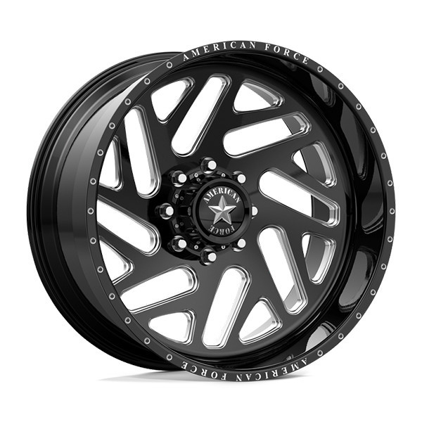 American Force Forged Wheels Acid CK16 Black Milled 22x14 -90mm Offset 8x180