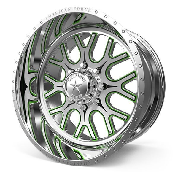 American Force Forged Wheels Fallout 254 Polished 20x9 0mm Offset 8x165.1 (8x6.5)