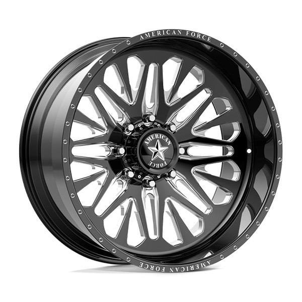 American Force Forged Wheels Blaster CKH36 Black Milled 22x12 -55mm Offset 6x139.7 (6x5.5)