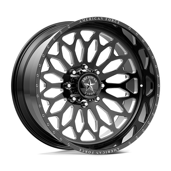 American Force Forged Wheels Crook CKH39 Black Milled 20x12 -55mm Offset 6x135