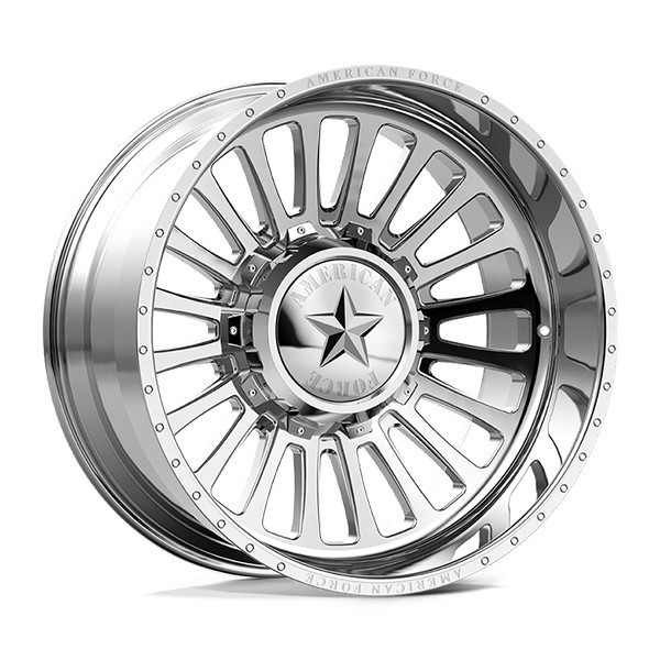 American Force Forged Wheels Bane DC DC03 Polished 22x12 -55mm Offset 6x120