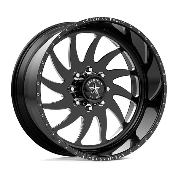 American Force Forged Wheels Spirit H31 Black Milled 20x10 -25mm Offset 6x135